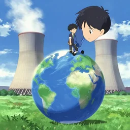 nuclear power helping the planet by satoshi kon