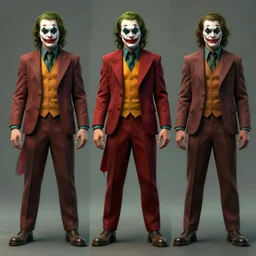 joker 2 0 1 9 concept art, outfit and makeup design, unreal engine, 8 k, lots of detail