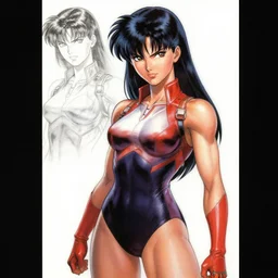 comic book cover art, by simon bisley!, depicting karen fukuhara as major motoko kusanagi, concept art, airbrush, detailed!