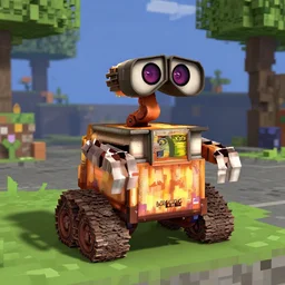 Wall-E in Minecraft