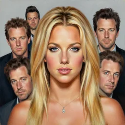 hyper realistic painting portrait of britney spears by stjepan sejic, norman rockwell, michael hussar, roberto ferri and ruan jia, john william waterhouse, godward, david kassan