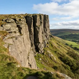 almscliff crag in leeds england 8k highly detailed photograph, award winning, beautiful lighting, daytime view