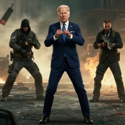 screenshot of joe biden performing an assassination on barney in hitman 3