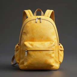 a backpack in mango fruit shape, artgem, octane render, artstation, hasselblad photo, 4 k resolution, fashion design, product photo
