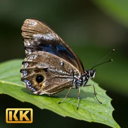 photograph of a butterfly, zoom, leaf, nature, 8 k, intricate, details