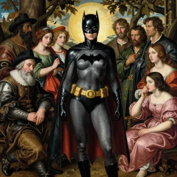 batgirl by lisa frank, mahmoud sai, malika agueznay, paolo uccello, pauline haynes, pieter bruegel the elder, pre - raphaelite brotherhood, rene magritte, sonia delaunay, by wangechi mutu, wlop, yoshitaka amano, visual novel