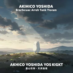 album cover art for minimalist cute mascot of dream by akihiko yoshida