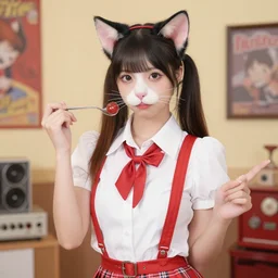 pinup cat girl