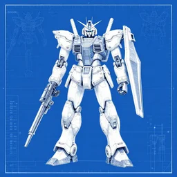 blueprint of a mech