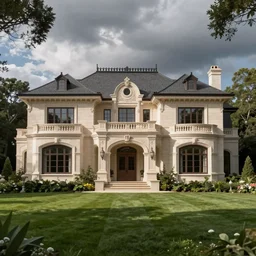 hyperrealistic mansion