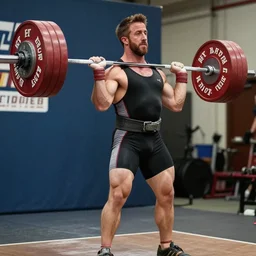 ryan reynolds as a powerlifter, realistic 4 k hd