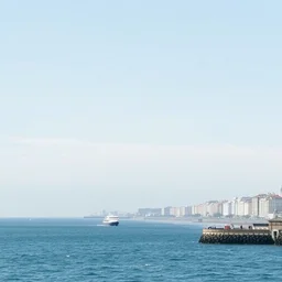 lille, france with sea