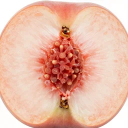 flat half cut peach texture from photo, fruit, detailed, realistic, 4 k,