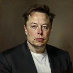 classical oil painting of Elon Musk by famous painter Boratello Florisdo (1786)