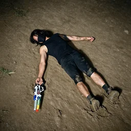 i became a supine shadow, splayed out sinew, sifting through mud with my fist full of water pistols