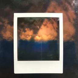 expired polaroid of unknown things, scratches, light leaks, high contrast, in the style of rothko and pollock