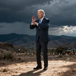 Joe biden doing a dab