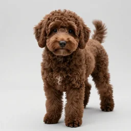 minecraft chocolate brown labradoodle