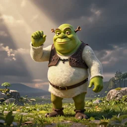 shrek dabbing