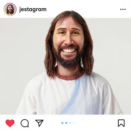 jesus instagram top photo shoot, front view, 5 0 mm