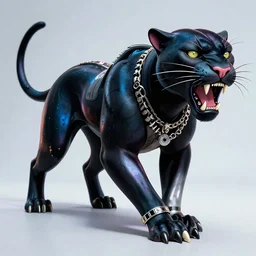 synth wave panther