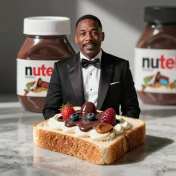steve harvey as nutella bread.
