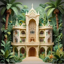 building, jungle!!!!!!!!, kirigami, dichromatism, paradox, volumetric light, insanely detailed and intricate, hypermaximalist, elegant, ornate, hyper realistic, super detailed, by remedios varo uranga
