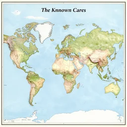 map of the known world