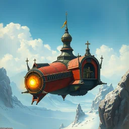 the medieval space ship. highly detailed digital painting, watercolor, soviet realism, engraving, artstation, concept art, smooth, sharp focus, vivid grunge, manga illustration, unreal engine 5, 8, art by bilibin and kilian eng and kuvshinov and malevich and mucha