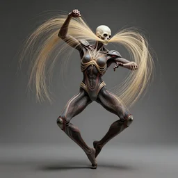 Homelander doing the floss dance. by H.R Giger. Hyperdetailed