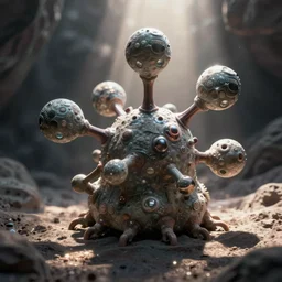 a photograph of a hydrogen based lifeform organism