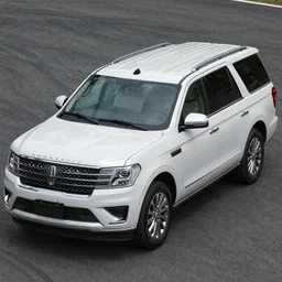 A high-angle shot, SUV inspired by a 2017 Ford Expedition and 2017 Lincoln Navigator