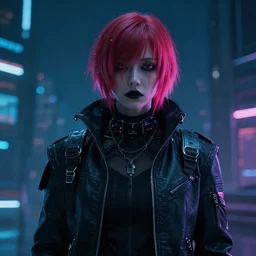 cyber-psychopath, cyberpunk, futuristic