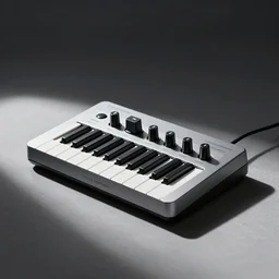 “Futuristic attractive stylish minimalist pocket synthesizer designed by Teenage Engineering”