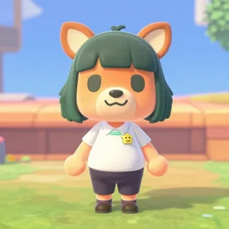 isabelle from animal crossing by junji ito, 4 k, super detailed, modern, 4 k, symmetrical
