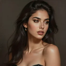 portrait of female, latina, sensual, sexy, intricate, elegant, highly detailed, digital painting, artstation, concept art, smooth, sharp focus, illustration