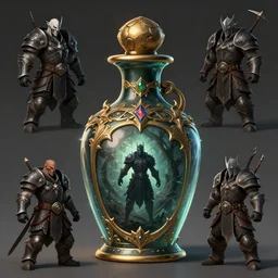a potion bottle, rpg, digital art, dark souls, runescape, skyrim, final-fantasy, Diablo-3