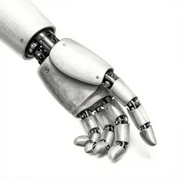 robot hand drawing robot hand, by tony diterlizzi, tim burton, hr giger, ilford hp 5, 5 5 mm, machinecore by artgerm, 3 d render, gothcore, beeple, joseph leyendecker, carlo carra