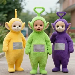 a kid in teletubbies,film, 4k, HD