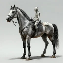 Link on Horse :: biopunk style :: concept art