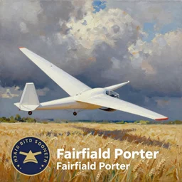 a painting of a wide white glider sailplane skimming over a wheat field, an acrylic painting by fairfield porter, reddit contest winner, plein air, oil on canvas, acrylic art, painterly