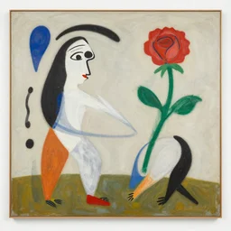 Contemporary art Dona i Ocell, by Joan Miró Rose, by Isa Genzken Contemporary art is the art of today, produced in the second half of the 20th century or in the 21st century. Contemporary artists work in a globally influenced, culturally diverse, and technologically advancing world