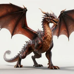 full - body of a four - legged - winged giant western - style dragon, design art of a dragon, image of a dragon, picture of a dragon, ( stylized, artgerm, artstation, hd, cgsociety, cgi, realistic, dramatic, cinematic, artistic, trending, detailed )