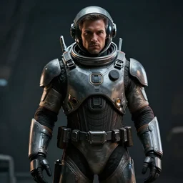 portrait, scifi pilot in full armor, dramatic lighting, cinematic, establishing shot, extremly high detail, foto realistic, cinematic lighting, post processed, concept art, artstation, matte painting, style by eddie mendoza, raphael lacoste, alex ross