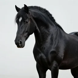 bold black stallion, trending on artstation, greg rutkowski cinematic, hyper realism, high detail, octane render, 8 k