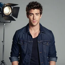 kevin jonas as a girl, portrait photography, studio lighting