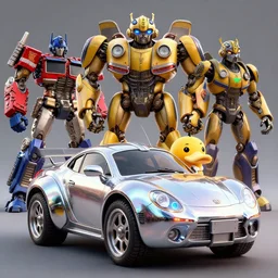character design psykokwak psykokwak psyduck transformers rise of the beasts earth defense force tank beautiful biolight hdr cgi 4 k chrome car, alena aenami artworks in 4 k tribal robot helmet bumblebee artstation by jesper ejsing, by rhads, by feng zhu backpack ninja mask tripod collosus 2 0 2 3 megatron