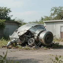 WHAT IS THIS WEIRD ABANDONED ALIEN BROKEN MACHINERY ON MY DRIVEWAY?