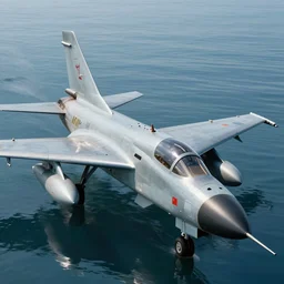 “MiG-21 under the water, hyper realistic, HD, cinematic”