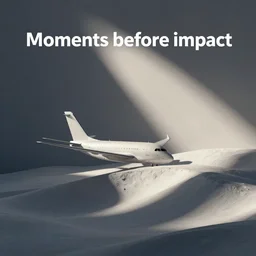 the title of this artwork is moments before impact